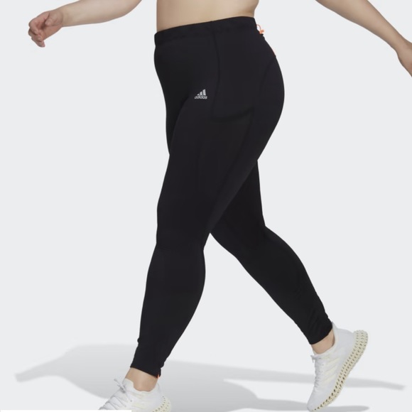 NEW!! ADIDAS FASTIMPACT COLD.RDY WINTER RUNNING LONG LEGGINGS - XL - Picture 5 of 14